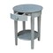 International Concepts Phillips Accent Table with Drawer, Heather Grey-Antique Washed OT105-2128 - alternate 3